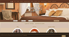 Desktop Screenshot of albergoduomomontepulciano.it